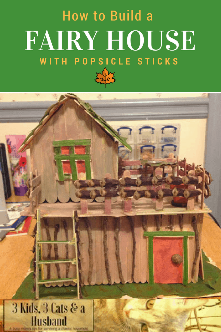 How To Make A Fairy House With Popsicle Sticks With Video