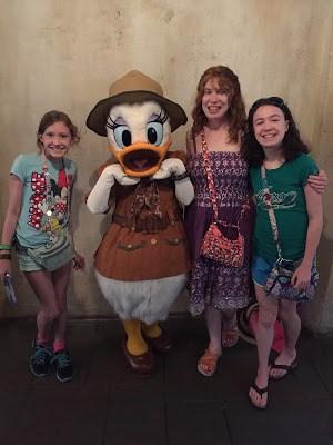 Tusker House character breakfast buffet with Daisy Duck