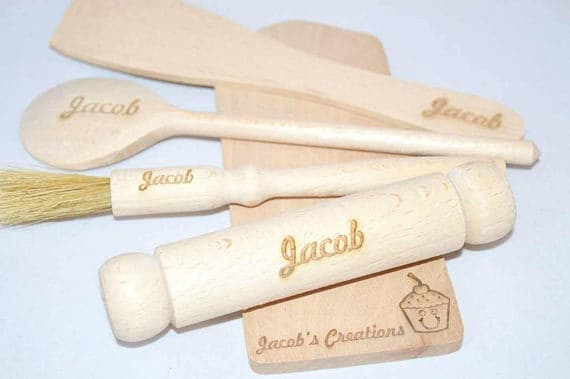 Personalized Baking Tool Set for Kids