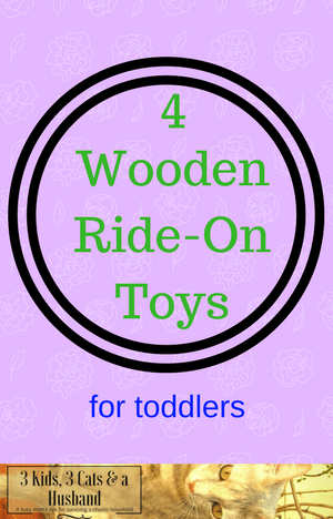 wooden riding toys for toddlers