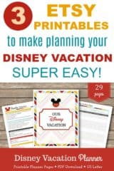 The Best Disney World Printables From Etsy (plus a free printable!)
