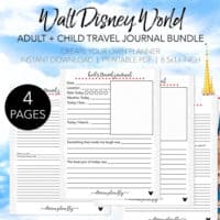 The Best Disney World Printables From Etsy (plus a free printable!)