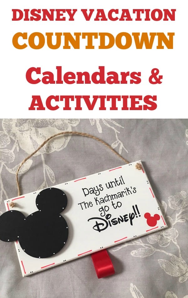 8 Fun Disney Countdown Calendars and Activities Three Kids, Three