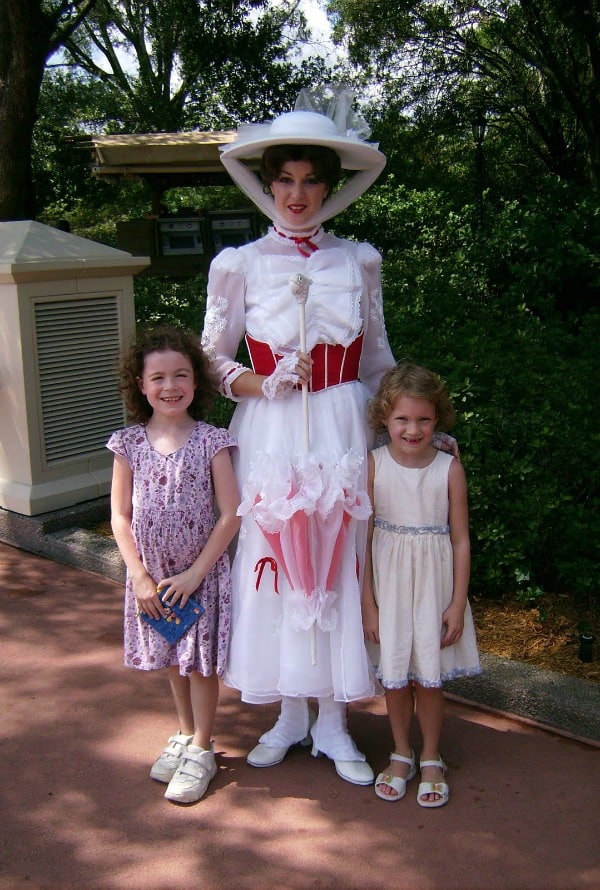 Mary Poppins in the UK Pavilion at Epcot