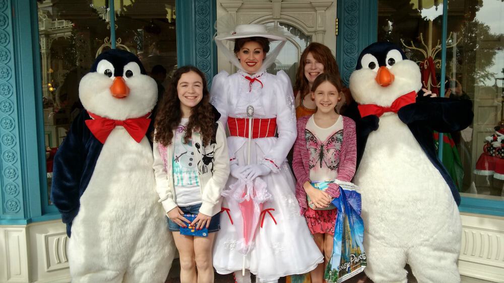 Meeting Mary Poppins and Penguins in the Magic Kingdom