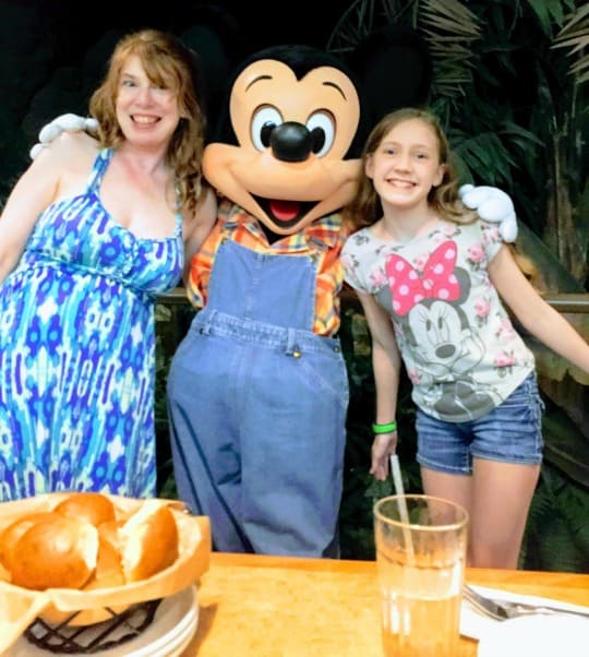 Mickey Mouse at Garden Grill