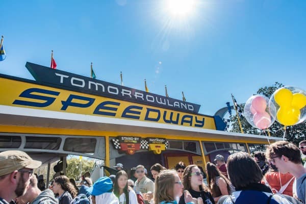 Tomorrowland Speedway in Disneys Magic Kingdom