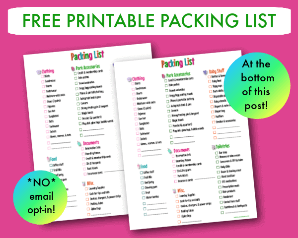 Easy Disney World Packing List [+ Free Printable Checklist