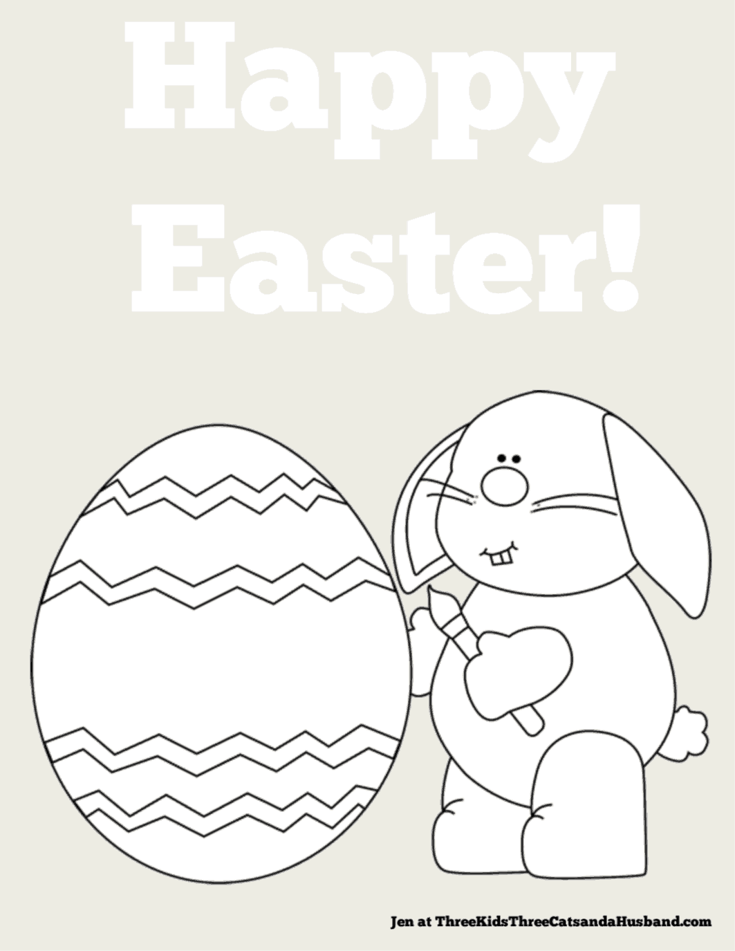 Free Printable Easter Coloring Pages for Kids (Cute and Fun!)