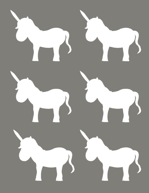 free printable unicorn head templates