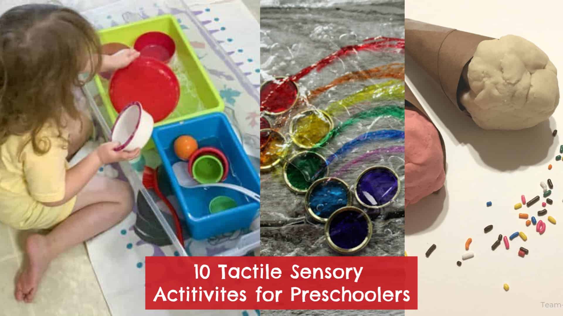 Easy Sensory Bins for Preschoolers! 