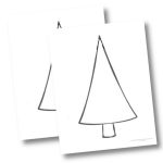 Free Printable Christmas Tree Templates and Cutouts