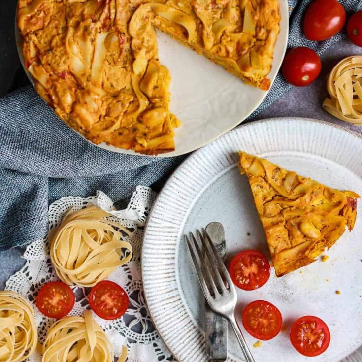 Image for Vegan Leftover Pasta Frittata