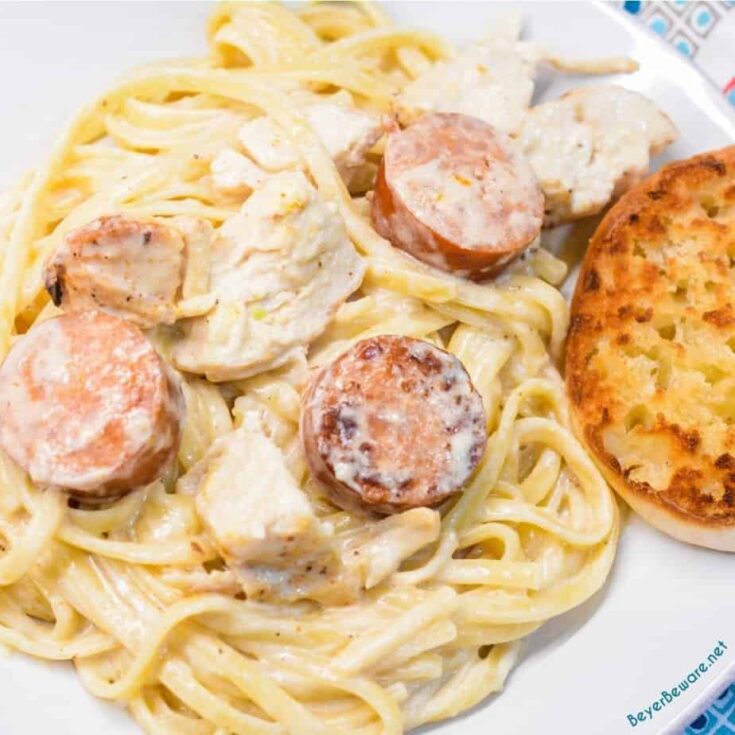 Image for Cajun Chicken Alfredo with Smoked Sausage