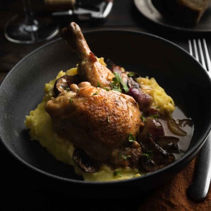 Image for Coq au Vin Blanc (French Stewed Chicken in White Wine)