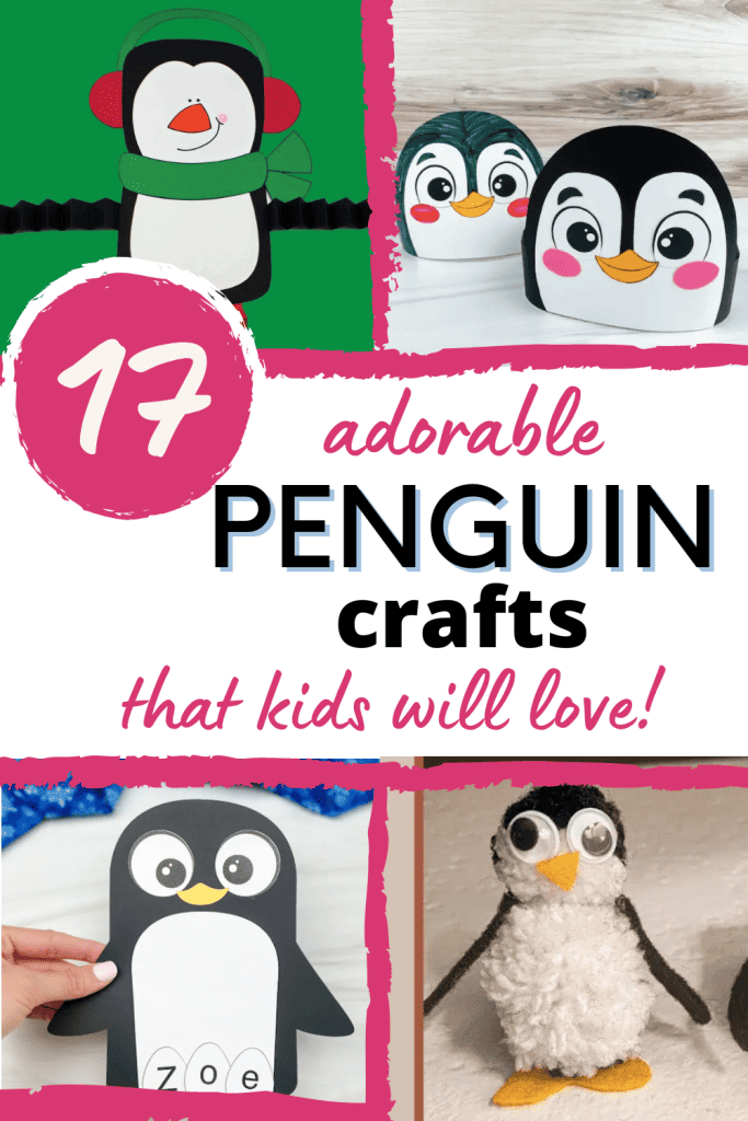 17 Adorable Penguin Crafts for Preschoolers & Kindergartens
