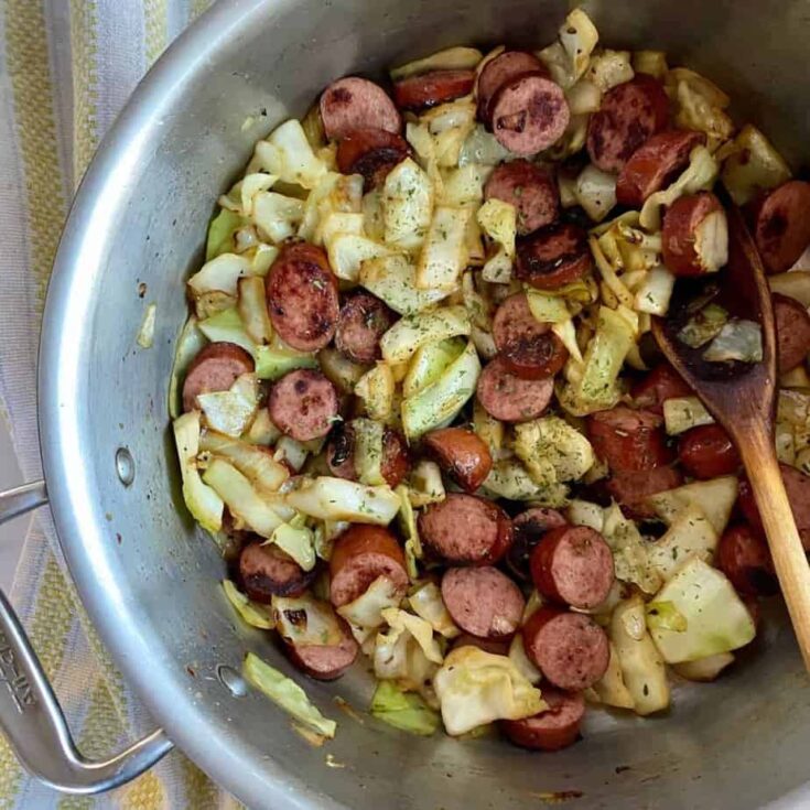 Image for Southern Fried Cabbage with Sausage