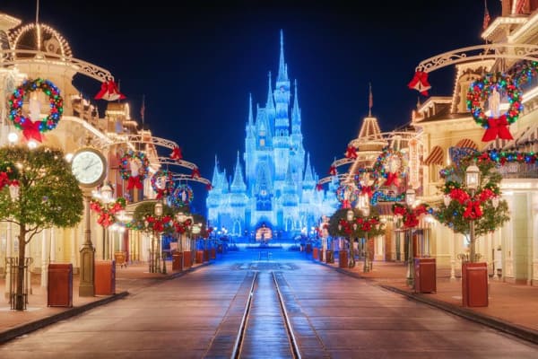 Christmas at Magic Kingdom Main Street