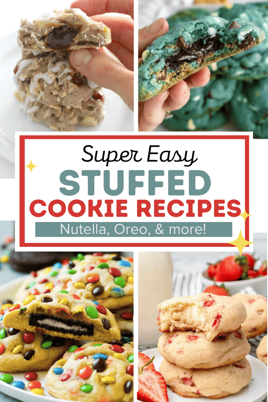 Easy Stuffed Nutella cookie recipes