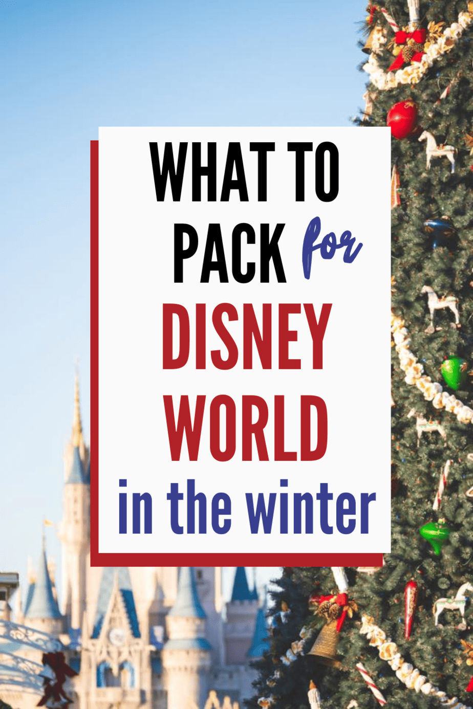 What to pack for Disney World in the winter