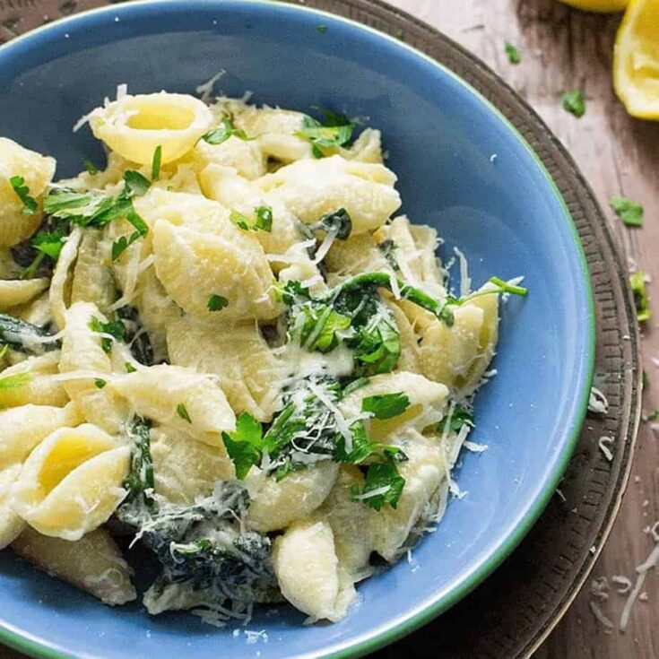 Image for Lemon Garlic Sour Cream Pasta