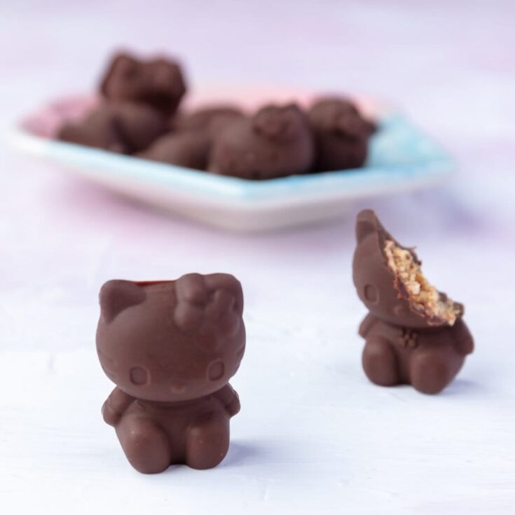 Image for Easy Vegan Butterfinger Hello Kitty Candies