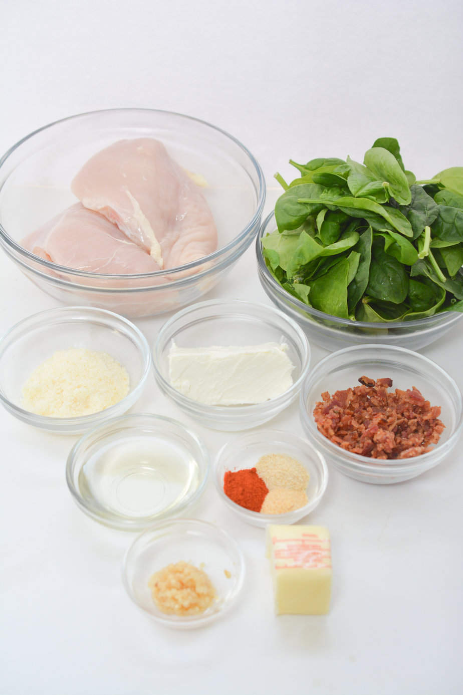 Ingredients spinach chicken