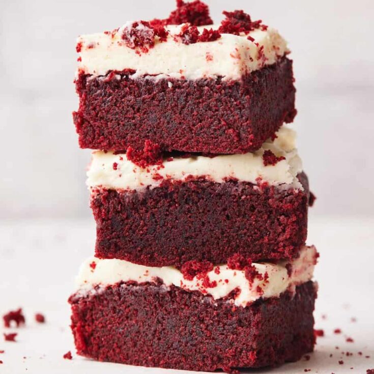 Image for Red Velvet Brownies with Cream Cheese Frosting