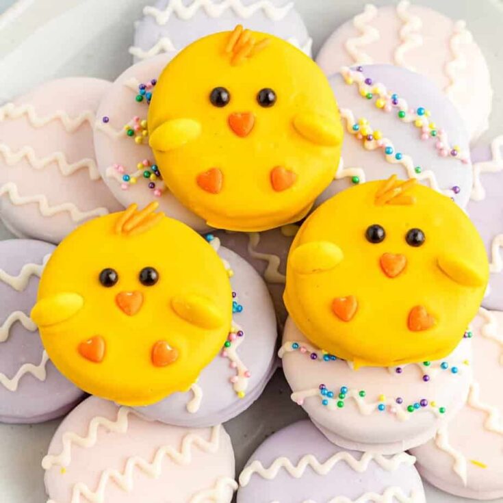 Image for Easter Chocolate Covered Oreos Chicks and Eggs