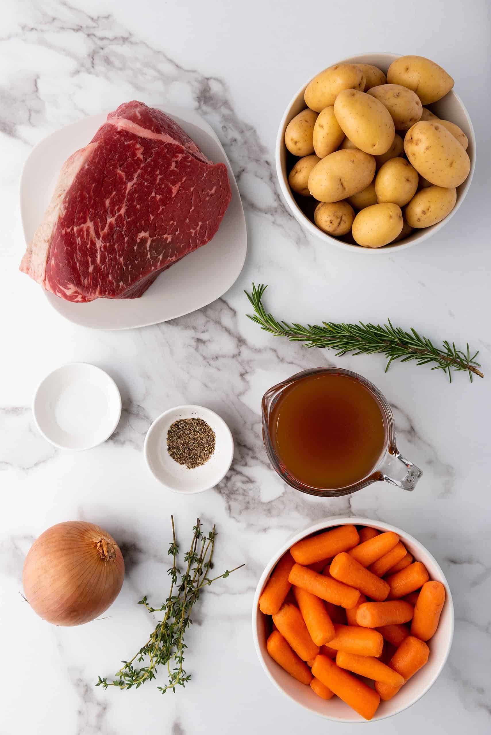 Picture of ingredients for a dish.