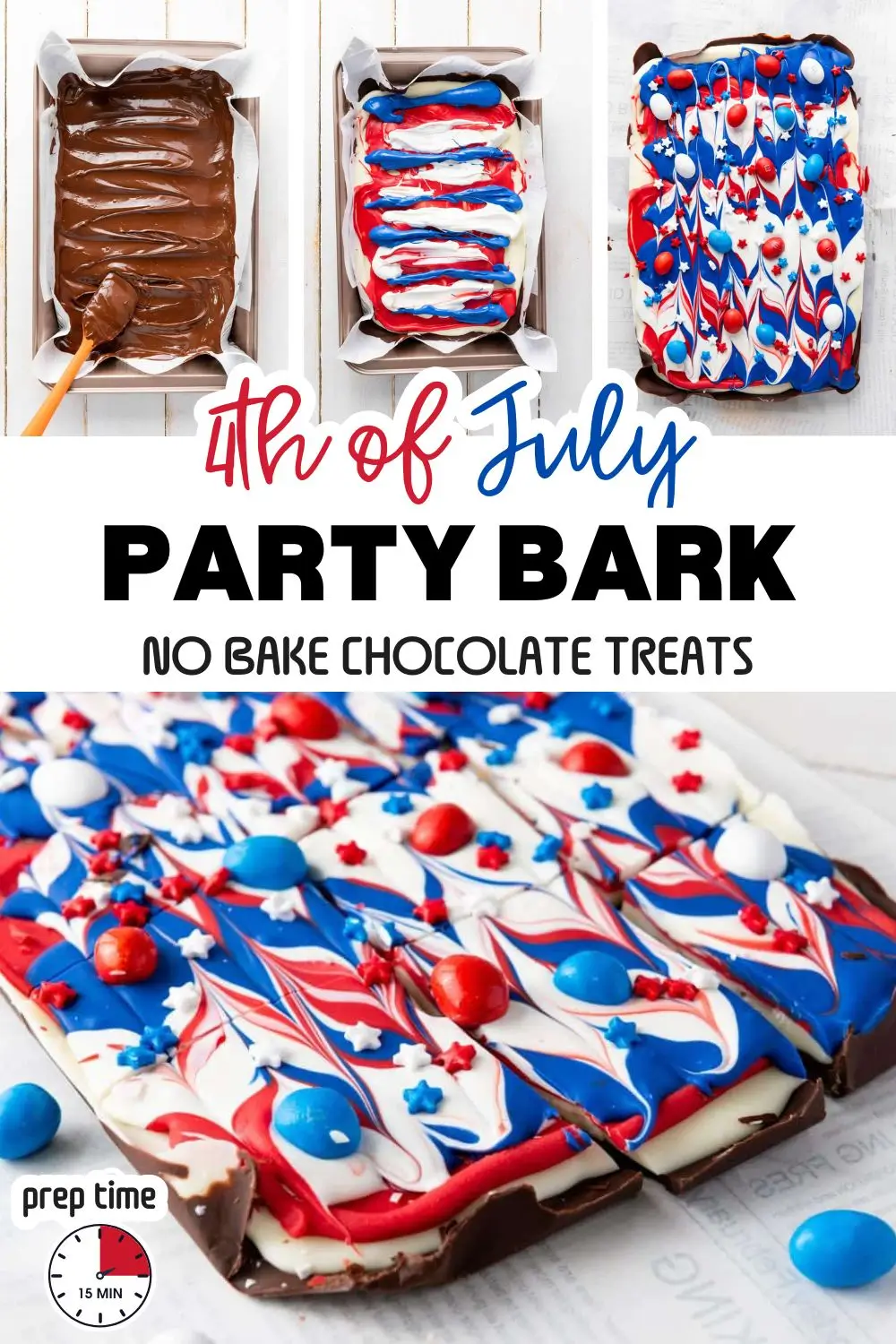 4TH OF July party bark treat