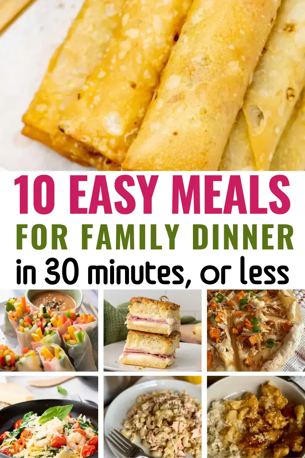 30 minute family meals