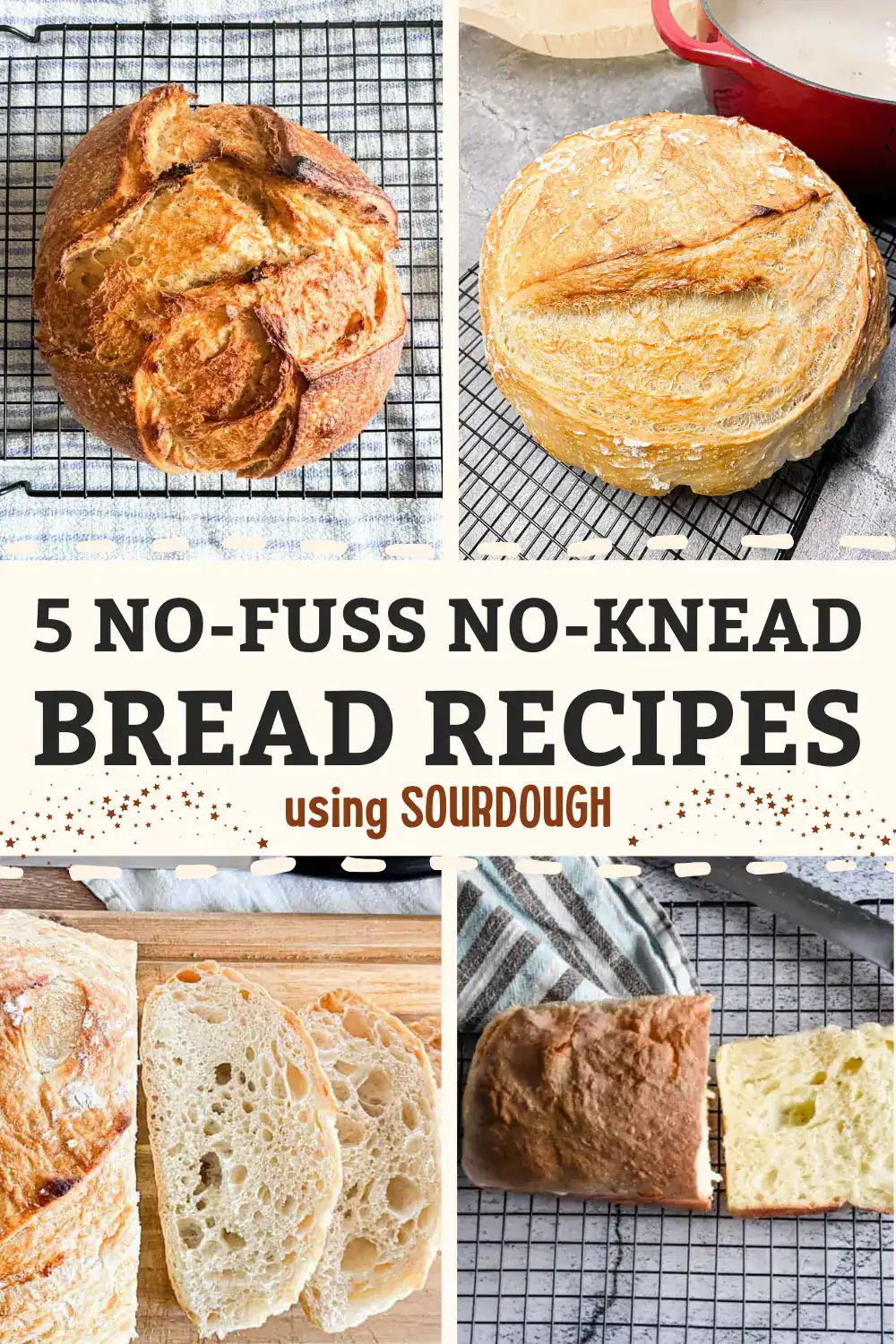 sourdough loaves no knead