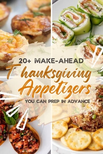 20+ Make-Ahead Thanksgiving Appetizer Recipes Featured Image