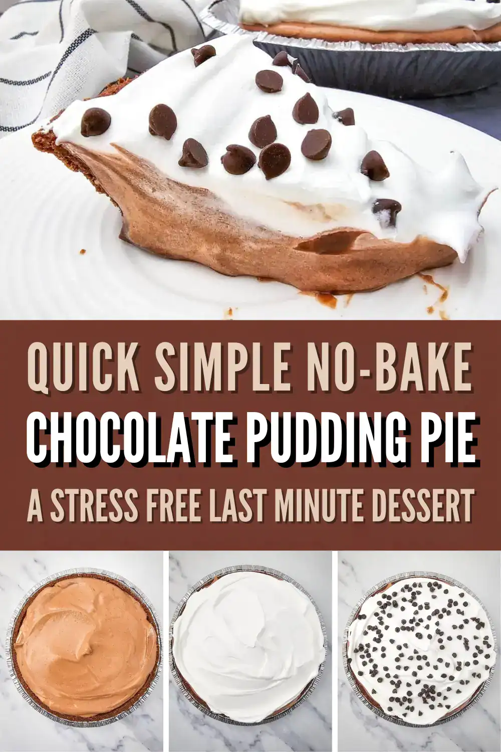 chocolate pudding old fashioned pie