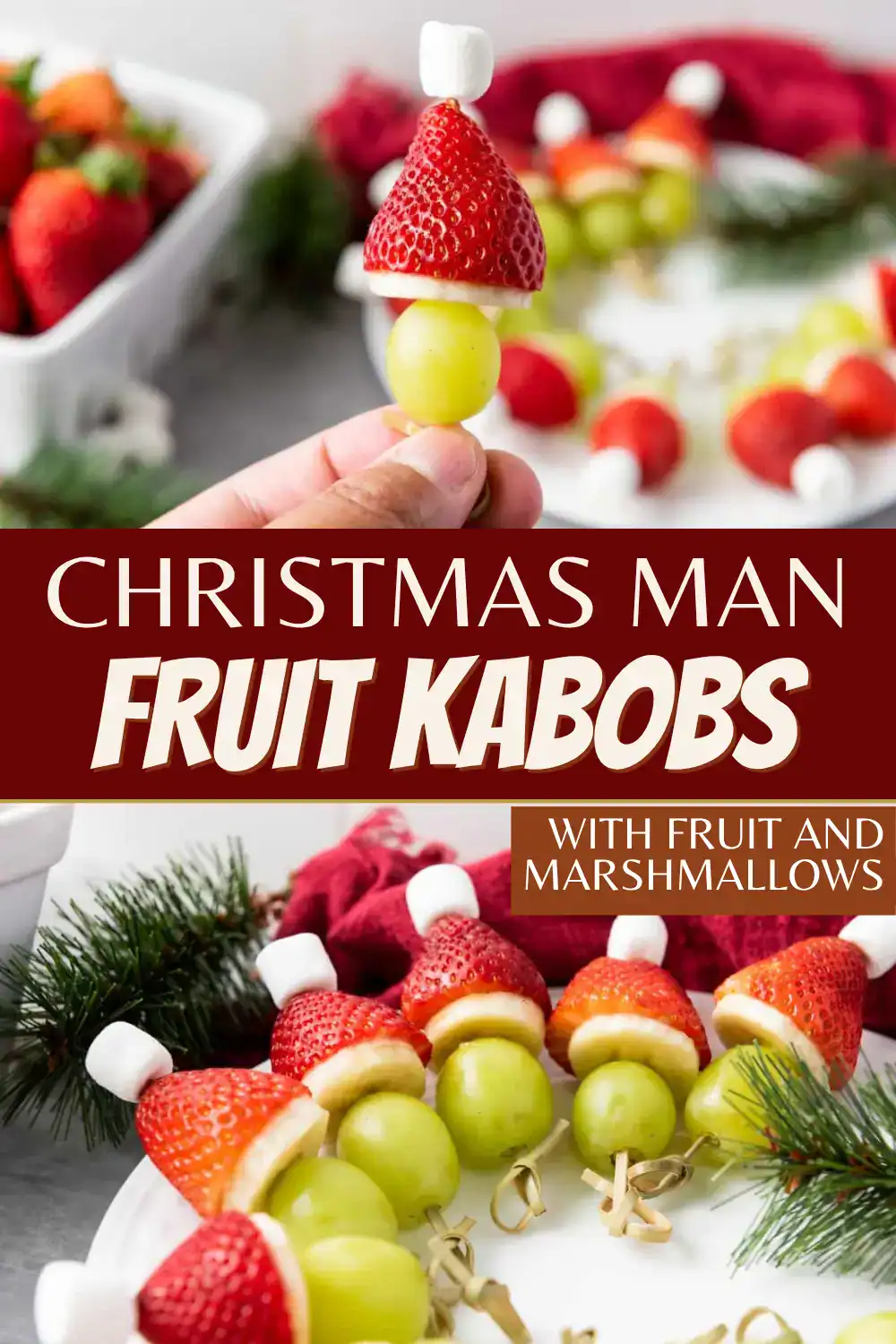 christmas fruit skewers