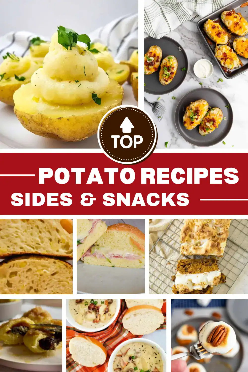 Delicious mashed potatoes garnished with herbs, perfect as a side dish for any meal.