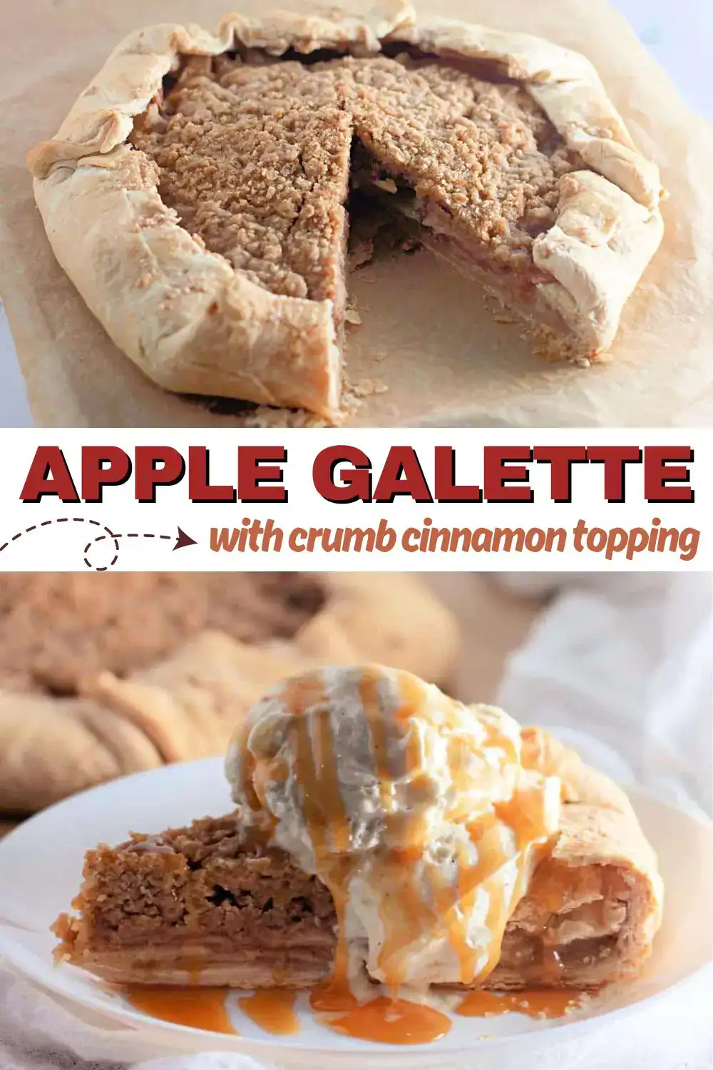 apple pie with crumb topping