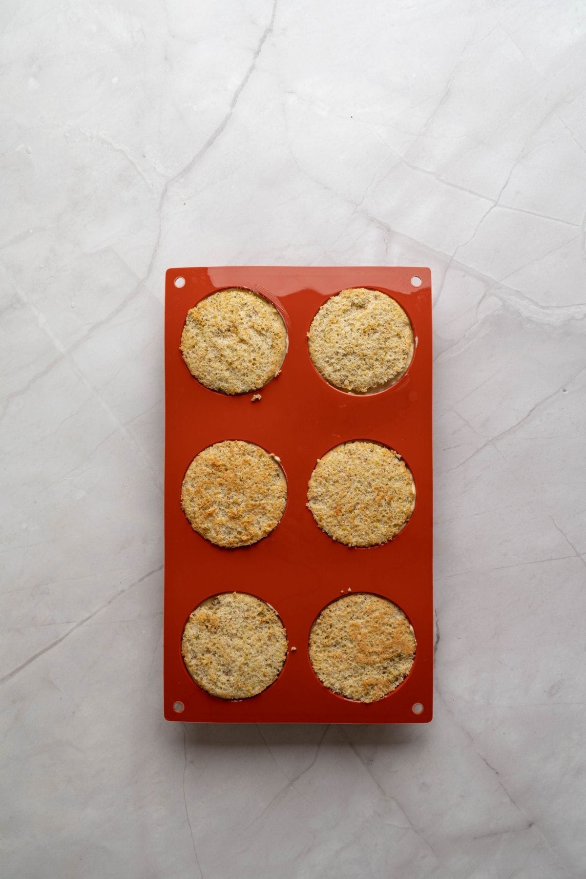 A baking pan with cheesecake resting on a flat surface.