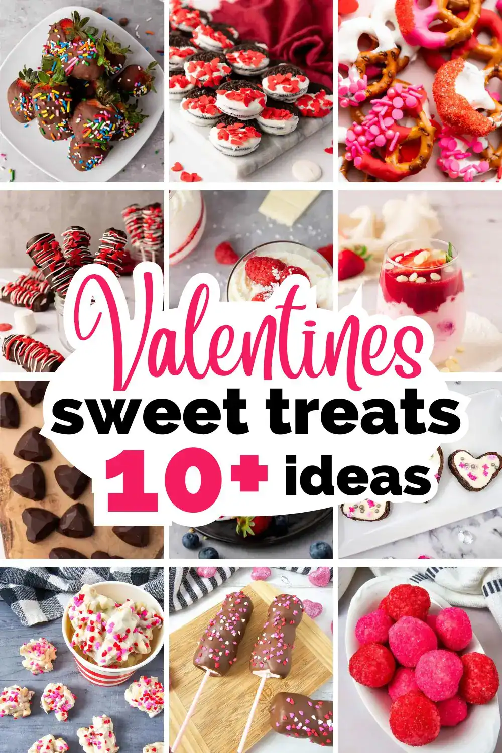 Close-up of chocolate-covered strawberries with rainbow sprinkles for Valentine's Day.