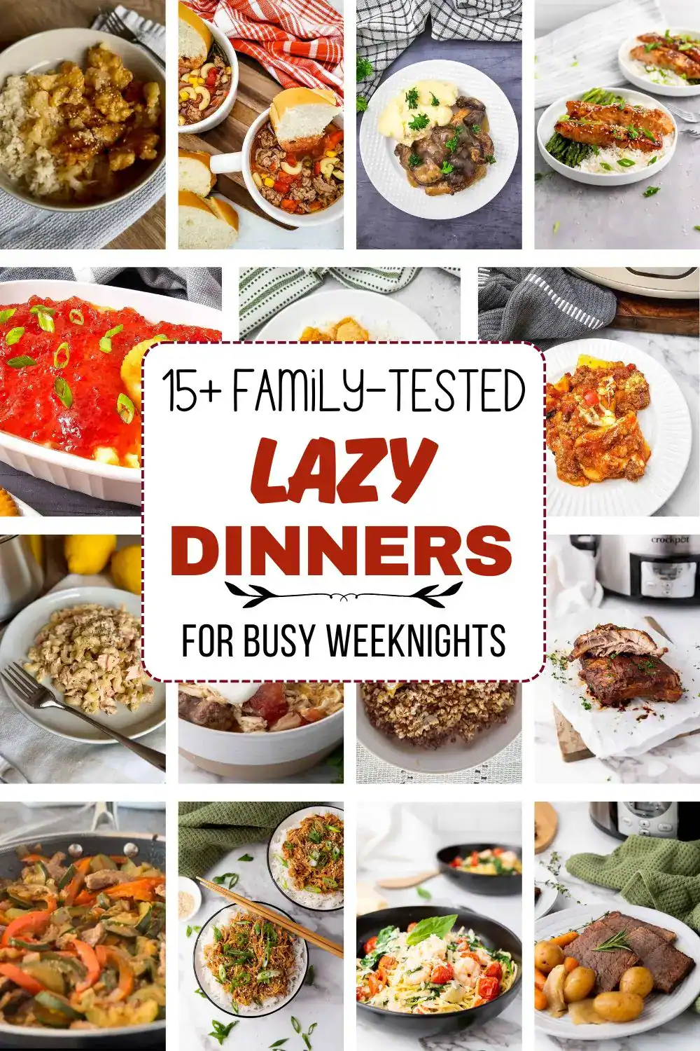 lazy weeknight dinner ideas
